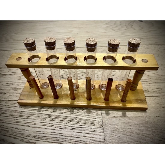 6* test tubes + stand